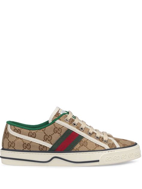 gucci style tennis shores|farfetch Gucci tennis shoes.